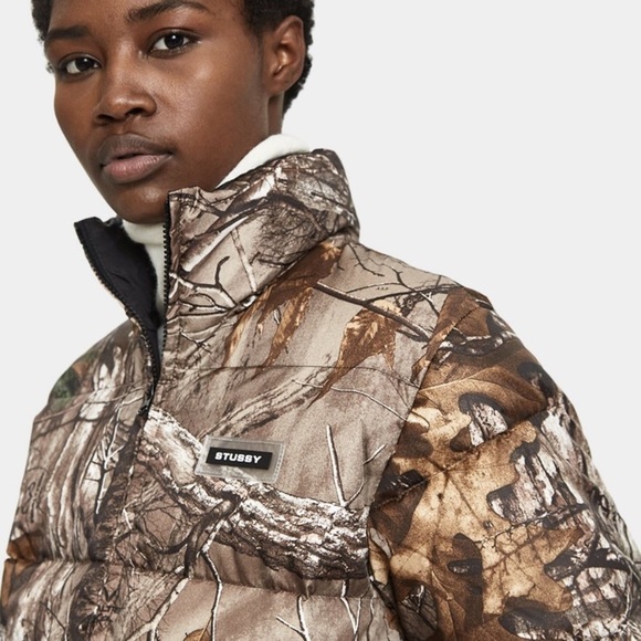 Stussy Eli Puffer Camo Realtree Jacket 